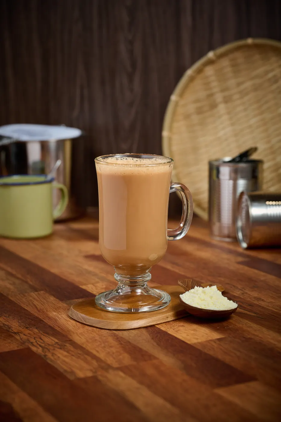 Teh Tarik Susu Tepung