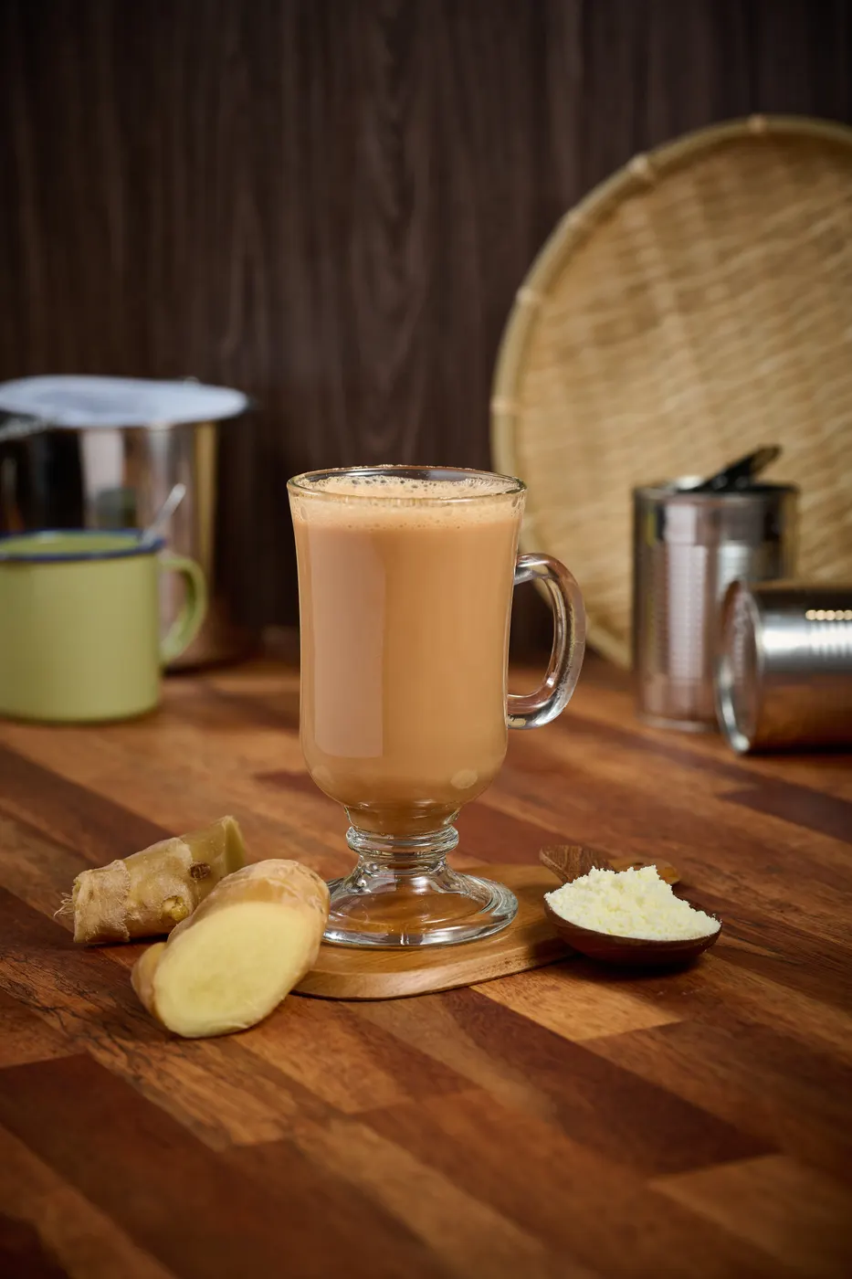 Teh Halia Susu Tepung